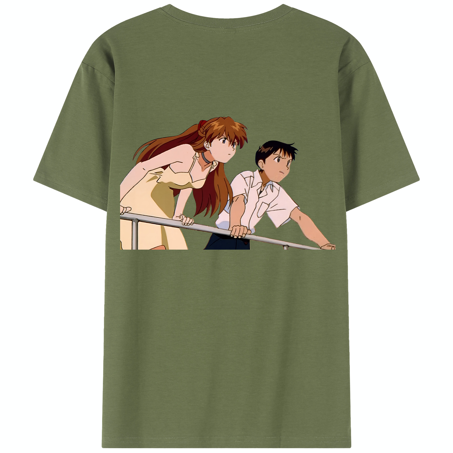 （画像用） EVA 新世紀エヴァンゲリオン 綿100％半袖Tシャツ（背面プリント）